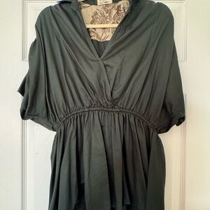 CLEARANCE ✨Cord Studios Green Cotton Blouse